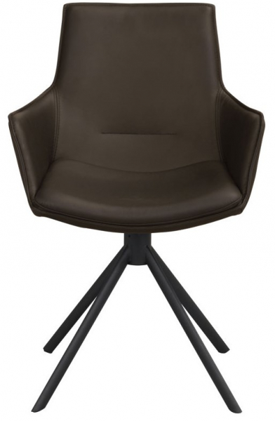 Fauteuil 'Lowell' Draaiend - Bruin