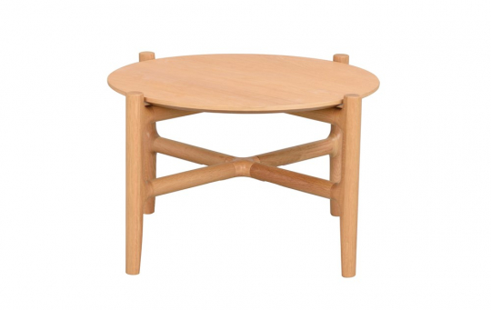 Salontafel 'Holton' Rond 55cm - Natuurlijk