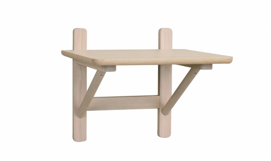 Nachttafel 'Camrose' - Natuurlijk/Wit