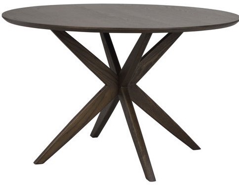 Eettafel 'Calverton' Rond 120cm - Bruin