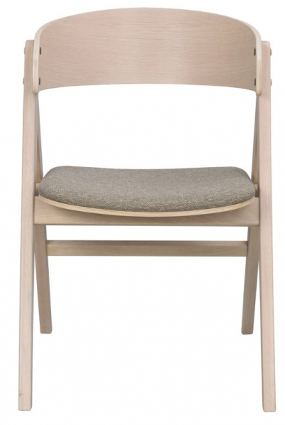 Fauteuil 'Waterton' - Witgepigmenteerd/Bruin