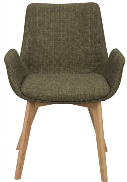 Fauteuil 'Drimsdale' - Groen/Eiken