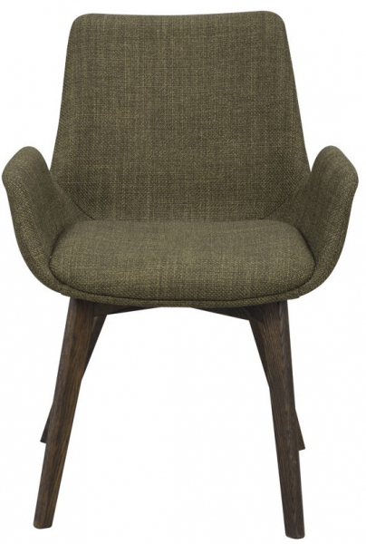 Fauteuil 'Drimsdale' - Groen/Bruin