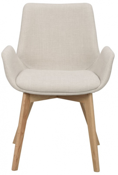 Fauteuil 'Drimsdale' - Beige/Eiken