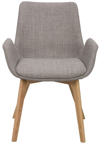 Fauteuil 'Drimsdale' - Grijs/Eiken