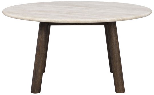 Salontafel 'Taransay' Rond 90cm - Beige/Bruin