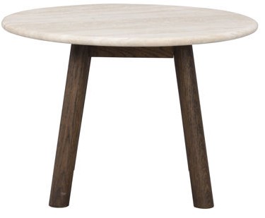 Salontafel 'Taransay' Rond 60cm - Beige/Bruin