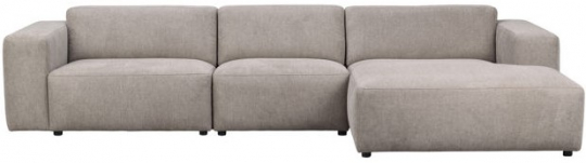 4-Zitsbank 'Willard' Chaise Longue H - Beige