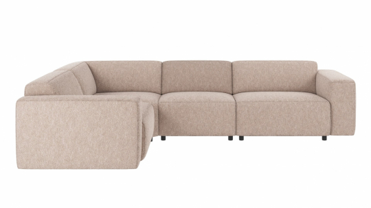 2-zits hoekbank 'Willard' - Lichtbeige