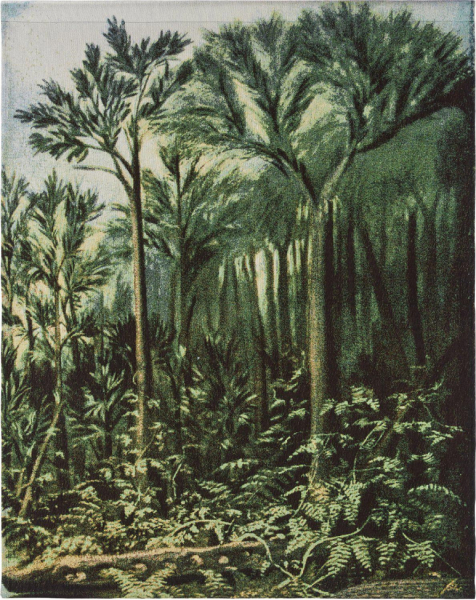 Wanddecoratie 'Botanic' 100x127 - Groen