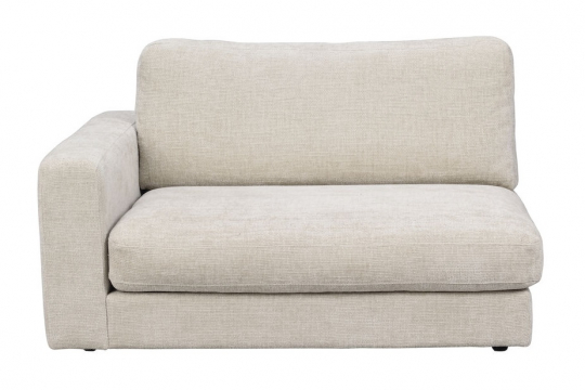 Hoekfauteuil 'Duncan' Links - Lichtgrijs