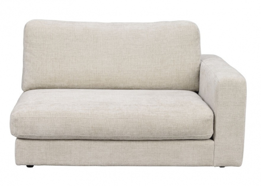 Hoekfauteuil 'Duncan' Rechts - Lichtgrijs