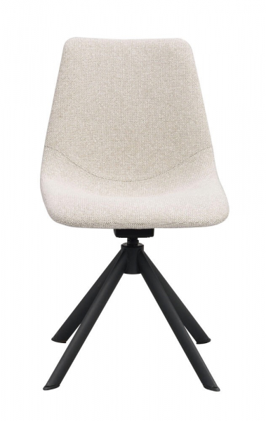 Stoel 'Dunmore' - Lichtbeige/Zwart