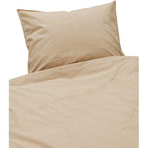 Dekbedovertrek 'Amie' 150x210 - Bruin/Beige