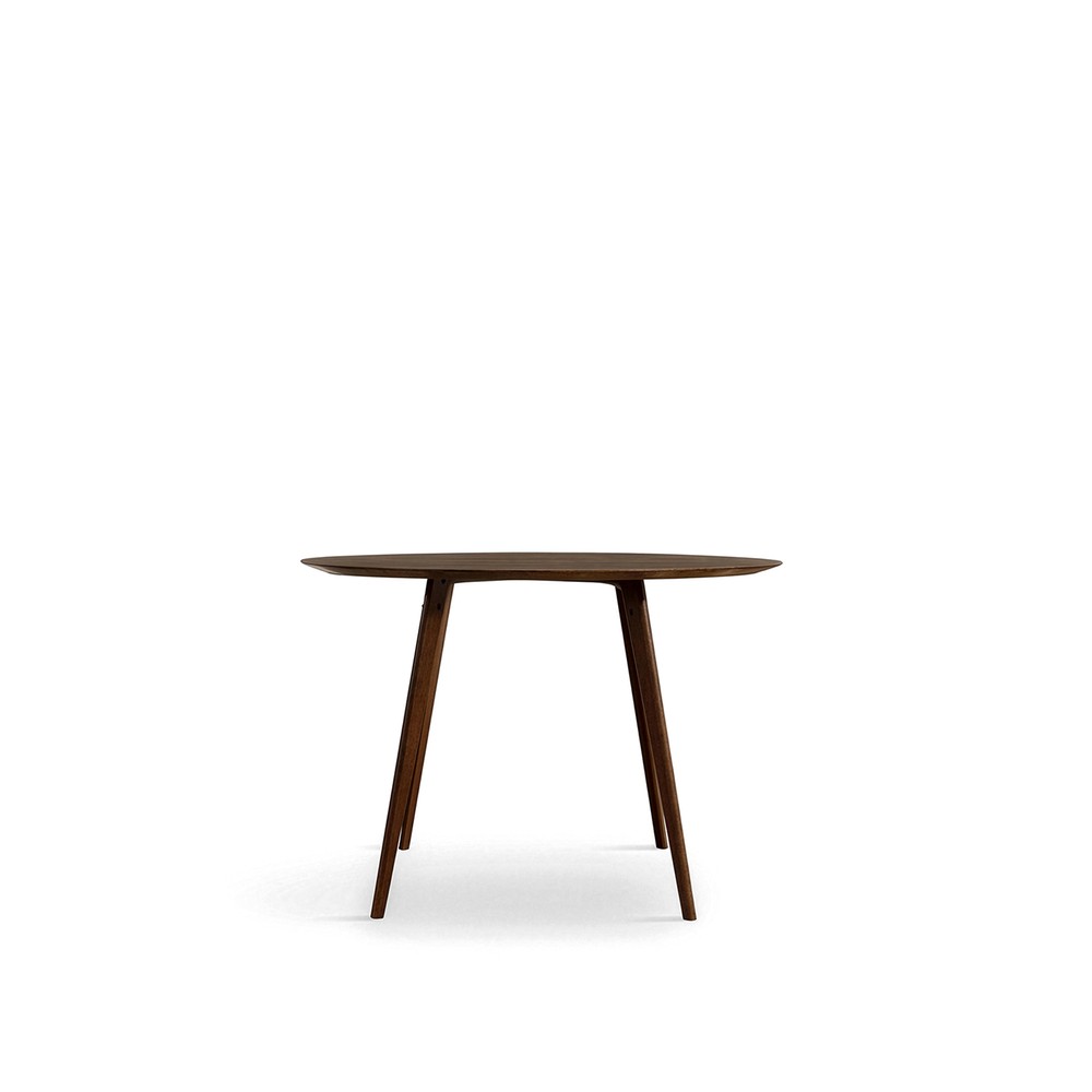 Eettafel 'Luma' Rond 115 cm - Walnoot