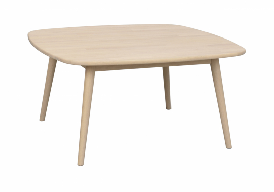 Salontafel 'Tompkins' 90x90cm - Witgepigmenteerd eiken