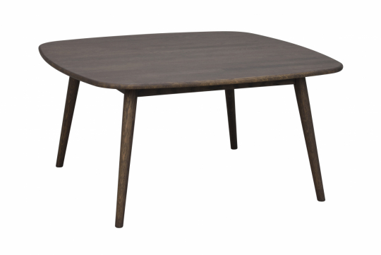 Salontafel 'Tompkins' 90x90cm - Bruin