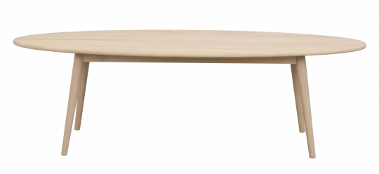 Salontafel 'Tompkins' 150x60cm - Witgepigmenteerd eiken