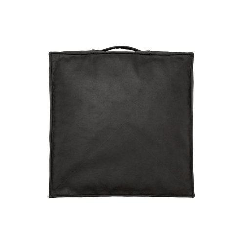 Zitpoef 'Lycke' 50x50x15 - Zwart