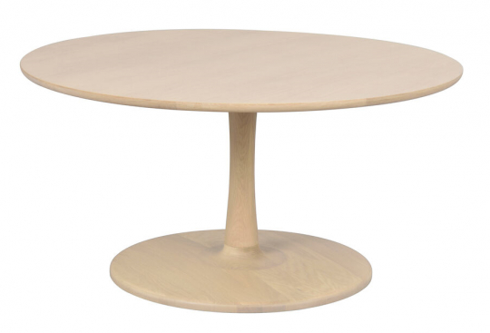 Salontafel 'Hobart' Rond 90cm - Natuurlijk