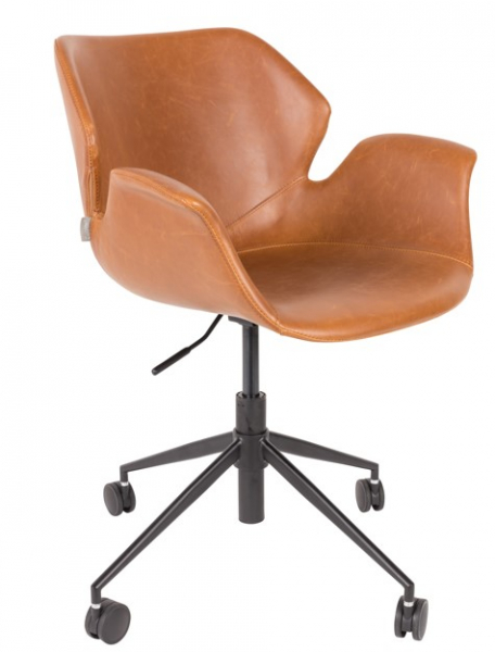 Bureau stoel 'Nikki' - Bruin