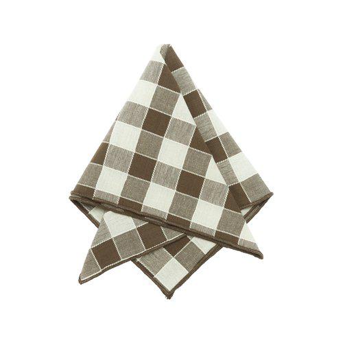 Servet 'Mary' 45x45 - Bruin