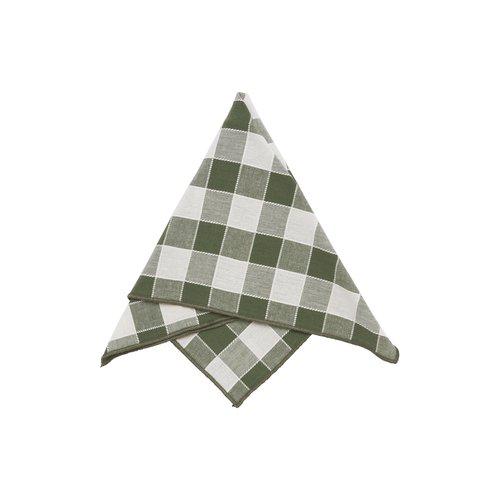 Servet 'Mary' 45x45 - Groen