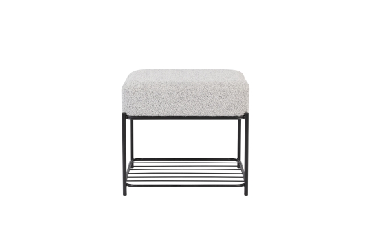 Hocker 'Milou' Rechthoekig - Grijs