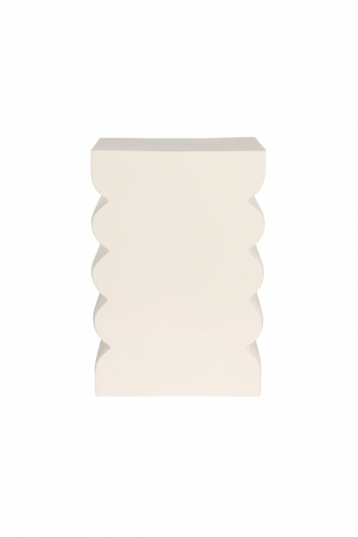 Hocker 'Curves' - Beige