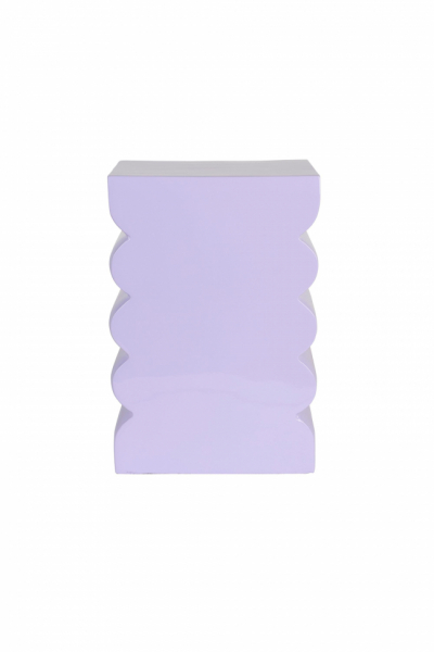 Hocker 'Curves' - Paars