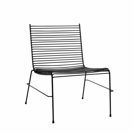 String Lounge Chair 'Park' - Zwart
