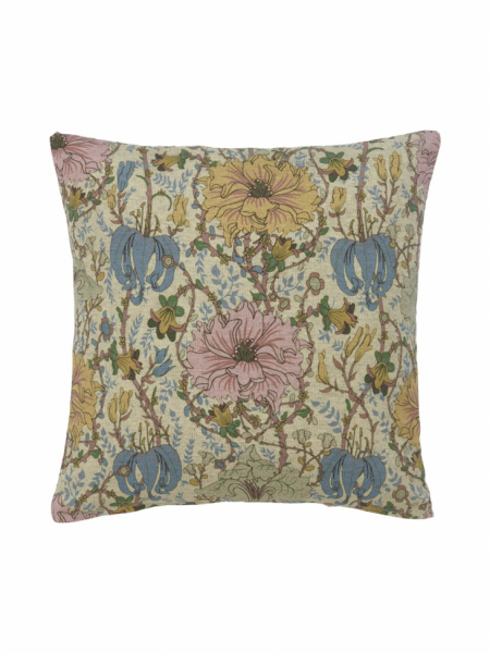 Kussenhoes 'Flore' 45x45 - Geel