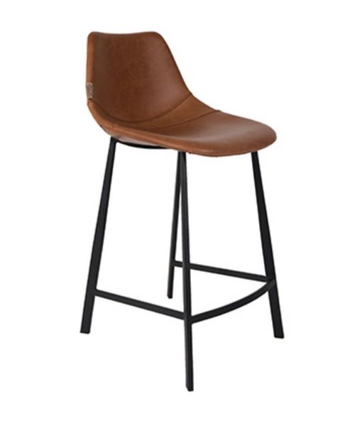Barstoel 'Franky' S - Cognac