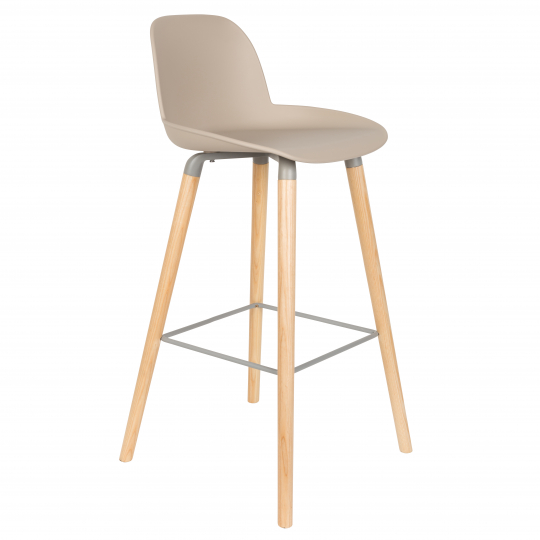 Barstoel 'Albert' - Taupe