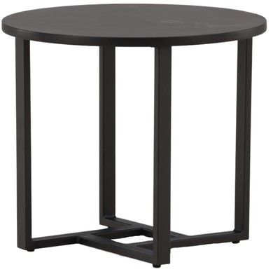 Salontafel 'Livia' Rond 50cm - Zwart