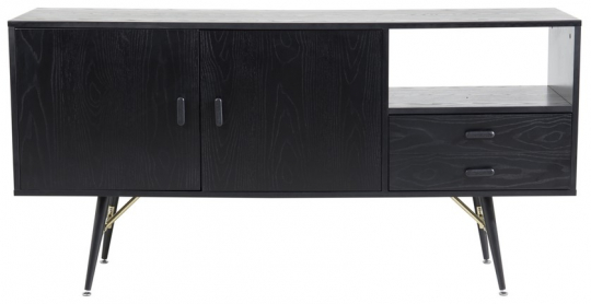 Kast 'Glomma' 160x80cm - Zwart