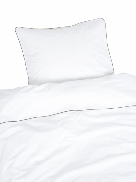 Beddenset 'Carlton' 150x210 - Wit