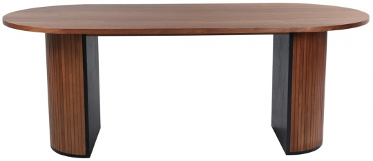 Eettafel 'Barkaby' 90x200cm - Bruin