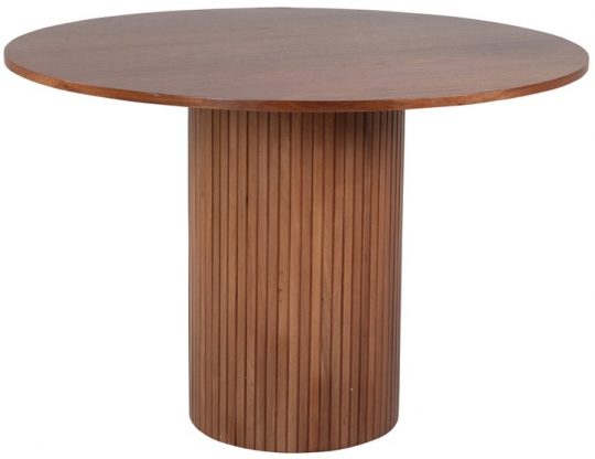 Eettafel 'Barkaby' Rond 110cm - Bruin