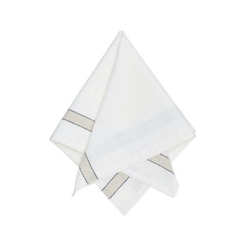 Servet 'Siri' 45x45 - Wit