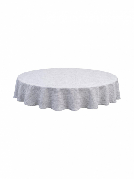 Tafelkleed 'Sabina' Rond 200cm - Grijs