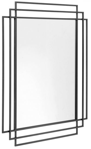 Spiegel 'Square' 76x97cm - Zwart