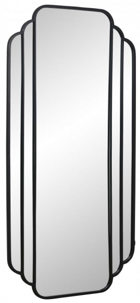 Wandspiegel 'SKYLARK' 100x200cm - Zwart