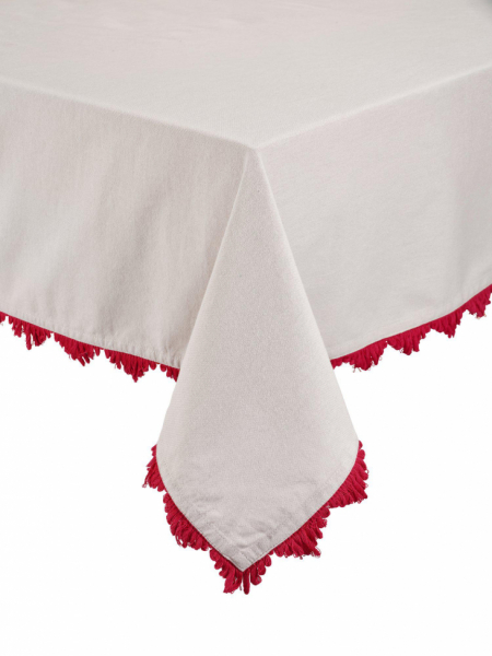 Tafelkleed 'Stine' 145x280 - Rood