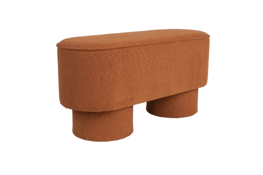 Bank 'Marcos' - Rood/bruin