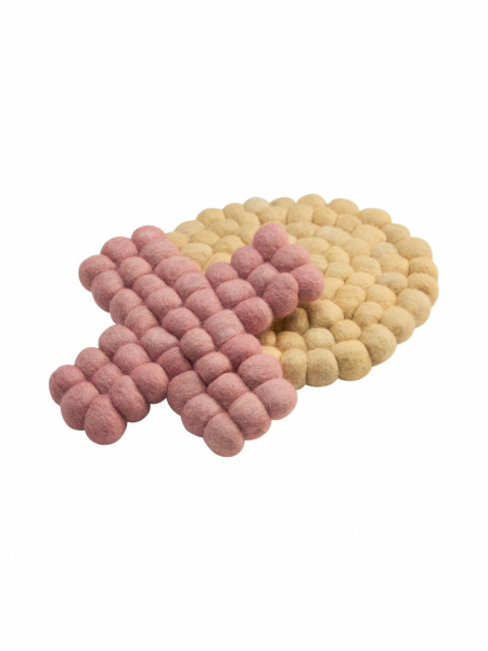 2-pack Onderzetters 'Vanja' - Multi