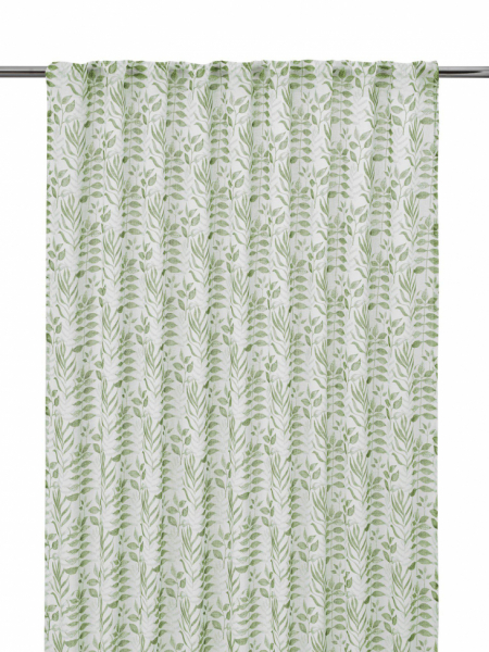 2-pack Gordijn 'Filippa' 140x280cm - Groen