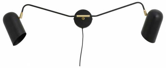 Wandlamp 'ERIS' - Zwart