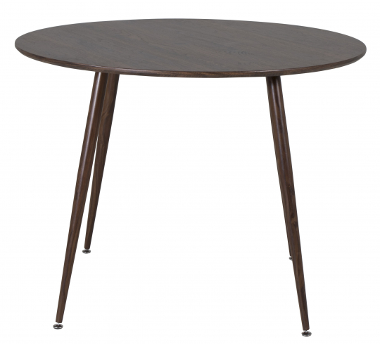 Eettafel 'Uddevalla' Rond 100cm - Notenhout