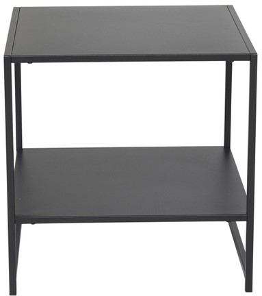 Bijzettafel 'Strömstad' 51x51cm - Zwart